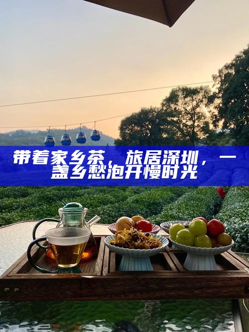 带着家乡茶，旅居深圳，一盏乡愁泡开慢时光